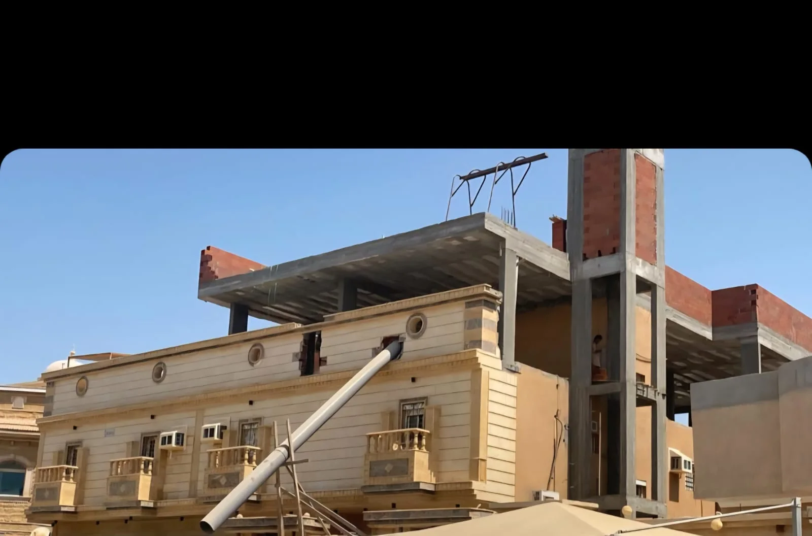 بناء عظم جدة - مرحلة تنفيذ