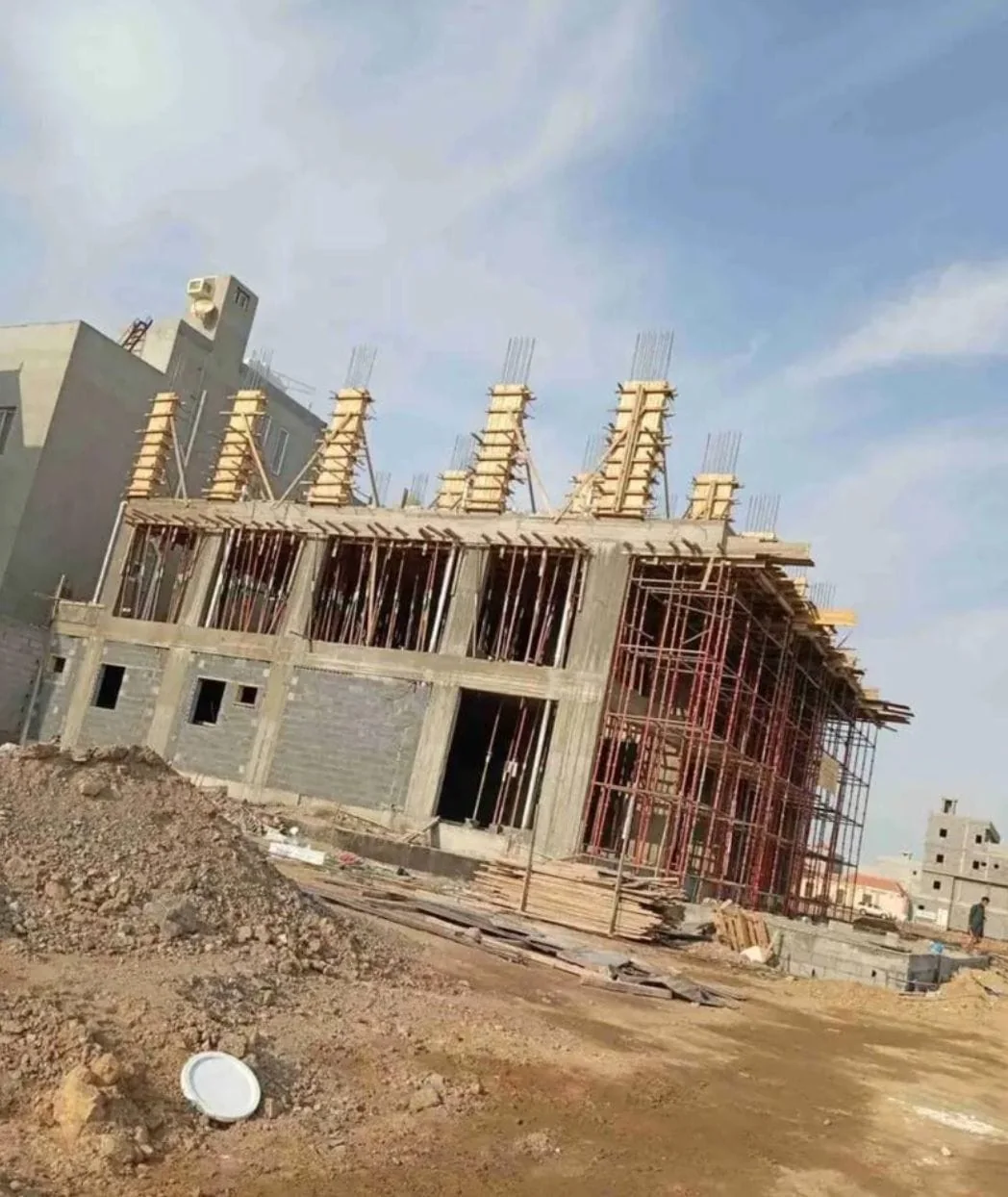 علاج شروخ الجدران جدة - مرحلة تنفيذ