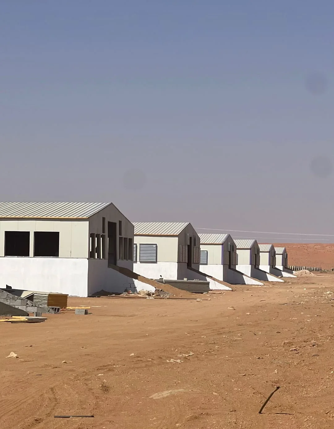 Steel Structure Contractor Jeddah - مرحلة تنفيذ